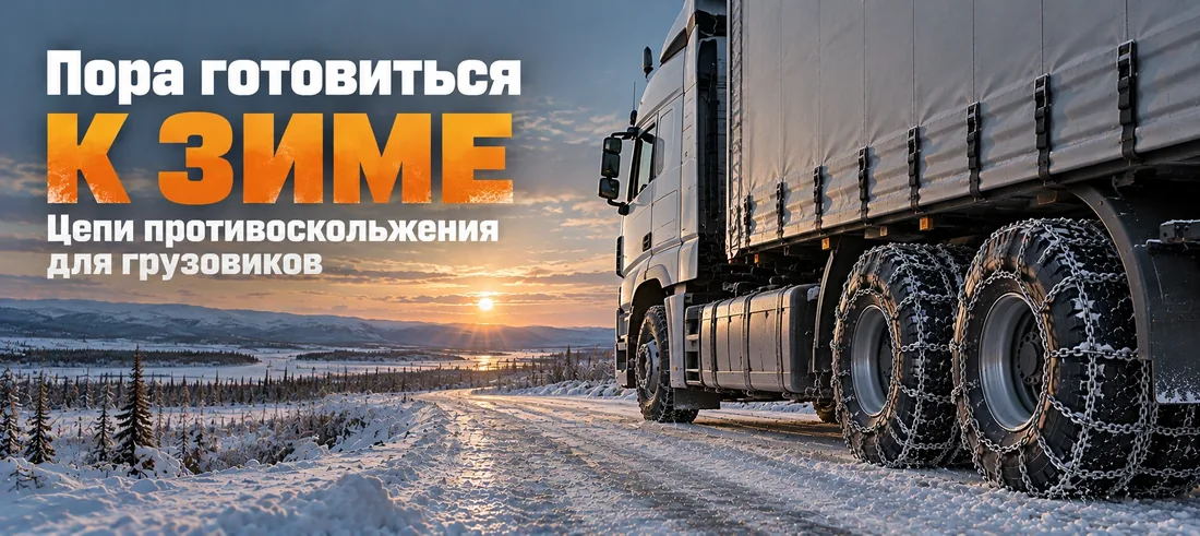 Цепи противоскольжения для грузовиков